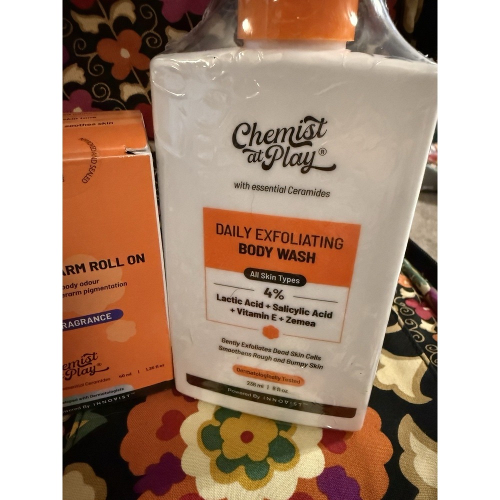 Chemist at Play Daily Set Exfoliating body wash, body lotion, and under arm roll - Picture 4 of 5